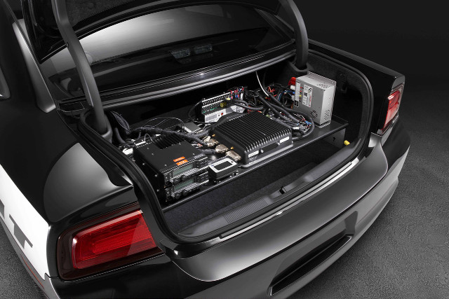 Car trunk open electronics inside free wallpaper - medium preview image