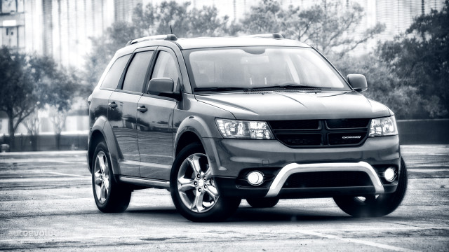 Dodge suv parking lot trees free wallpaper - medium preview image