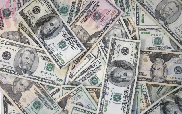 Twenty dollar bills money pile free wallpaper - medium preview image