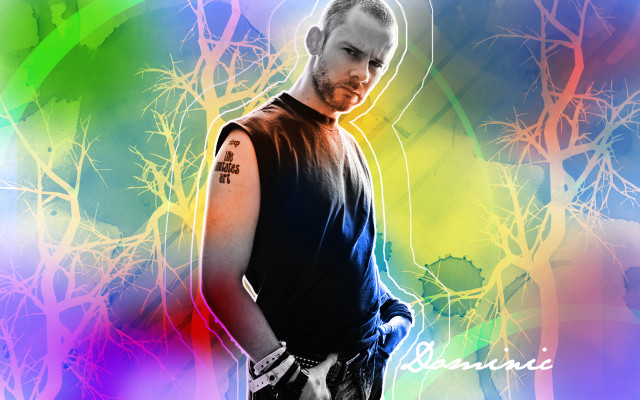 Man tattoo colorful background trees free wallpaper - medium preview image