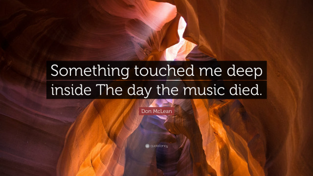 Don mellen quote music died free wallpaper - medium preview image