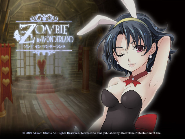 Woman bunny costume zombie wonderland free wallpaper - medium preview image