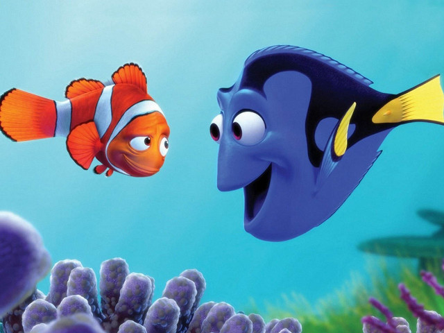 Clownfish corals bluewater pixar disney free wallpaper - medium preview image