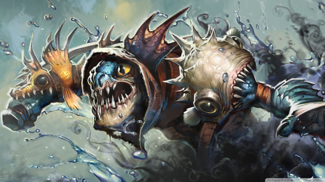 Monster huge mouth painting artwork free wallpaper - medium preview image