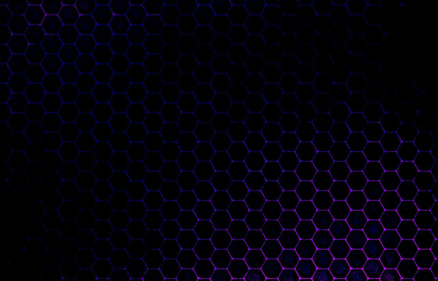 Black background purple hexagonal pattern free wallpaper - medium preview image