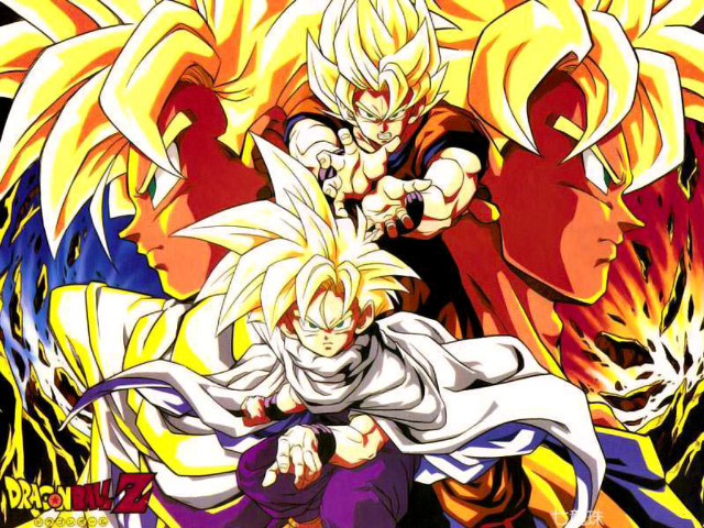 Dragon ball characters black background #3 free wallpaper - medium preview image