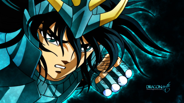 Man sword demon shoulder blue free wallpaper - medium preview image