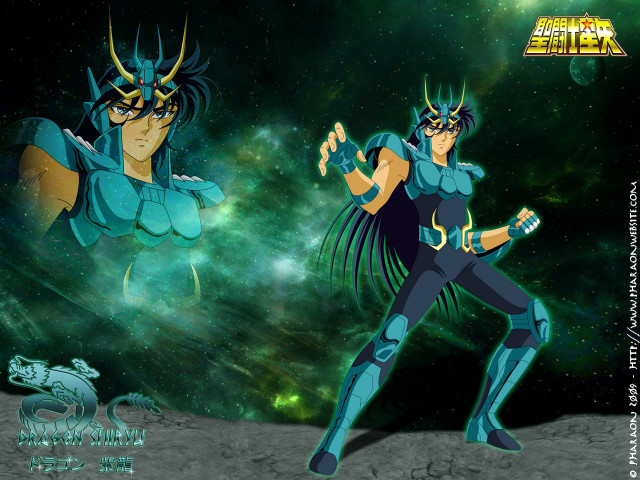 Anime characters space stars green free wallpaper - medium preview image