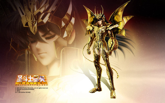 Woman gold outfit sword wings free wallpaper - medium preview image