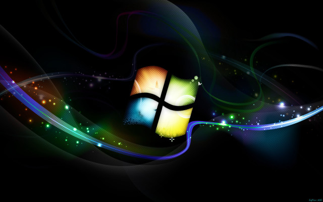 Computer screen colorful design black free wallpaper - medium preview image
