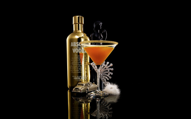 Vodka bottle cocktail glass garnish free wallpaper - medium preview image