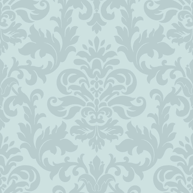 Blue white floral wallpaper design free wallpaper - medium preview image