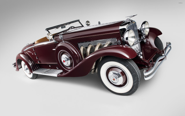 Vintage car wooden seat leather free wallpaper - medium preview image