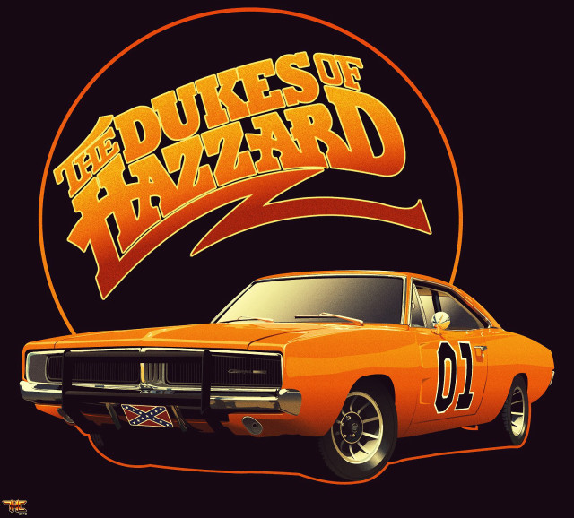 Duke of hazard car circle free wallpaper - medium preview image