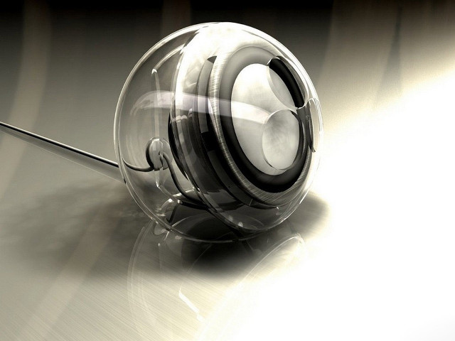 Speaker metal wire light shining free wallpaper - medium preview image
