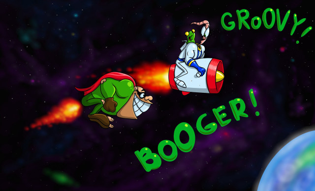 Cartoon man rocket super mario free wallpaper - medium preview image