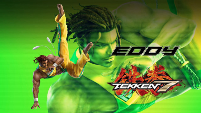 Man yellow shirt kick eddy free wallpaper - medium preview image