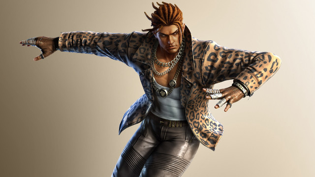Man leopard print jacket necklace free wallpaper - medium preview image