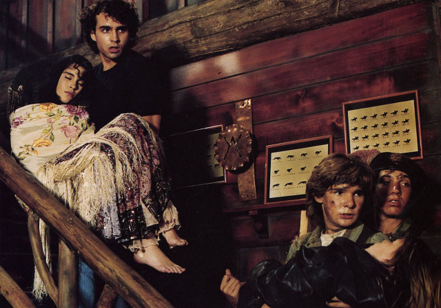 Group people wooden staircase wall free wallpaper - medium preview image