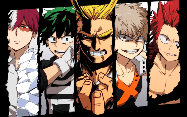 Anime characters hair colors expressions free wallpaper - medium preview image