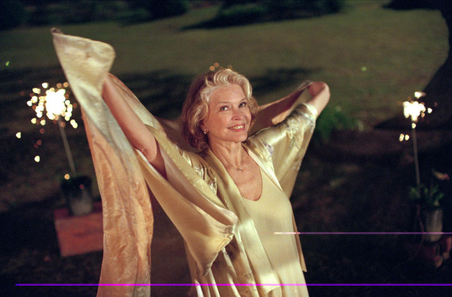Woman yellow dress white scarf free wallpaper - medium preview image