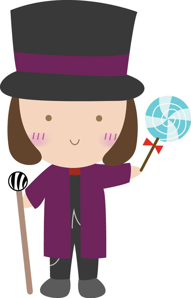 Woman top hat lollipop fan free wallpaper - medium preview image