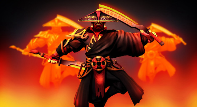 Pirate man sword flames black free wallpaper - medium preview image