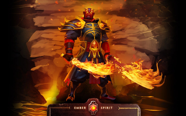 Fireball sword character game action free wallpaper - medium preview image