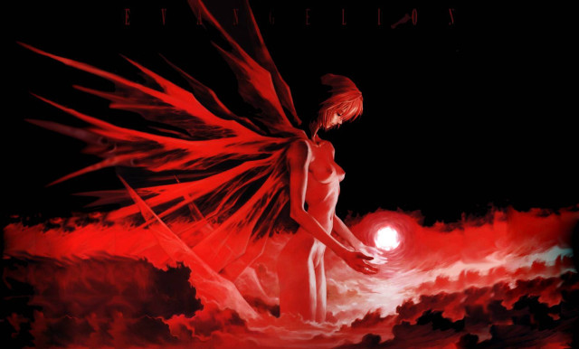 Woman red wings clouds ball free wallpaper - medium preview image