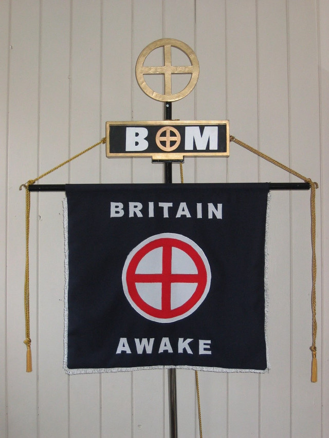Sign hanging pole flag bomb free wallpaper - medium preview image