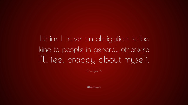 Quote red background obligation kind free wallpaper - medium preview image