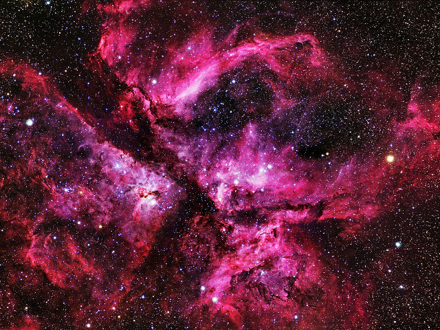 Large cluster stars red purple free wallpaper - medium preview image