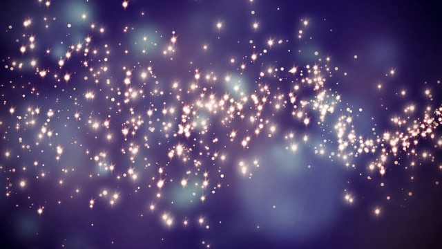 Blurry stars sky blue black free wallpaper - medium preview image