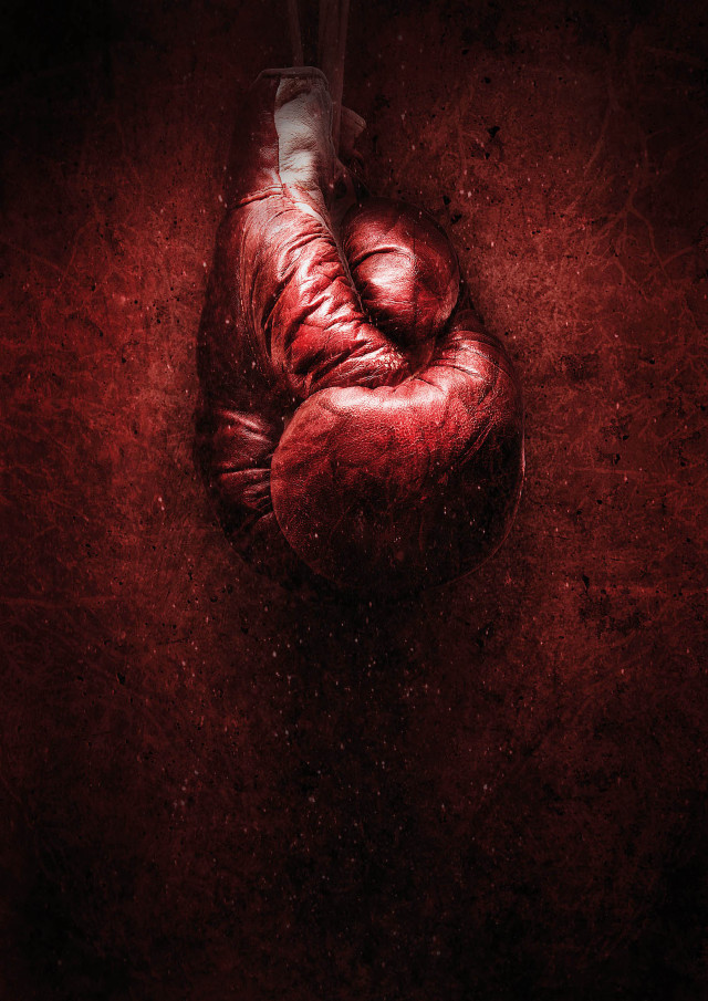 Boxing gloves red background black free wallpaper - medium preview image