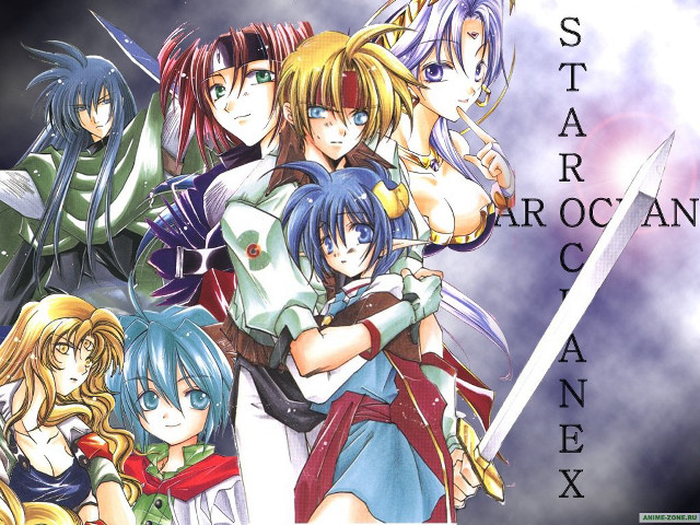 Anime characters swords star arcant free wallpaper - medium preview image