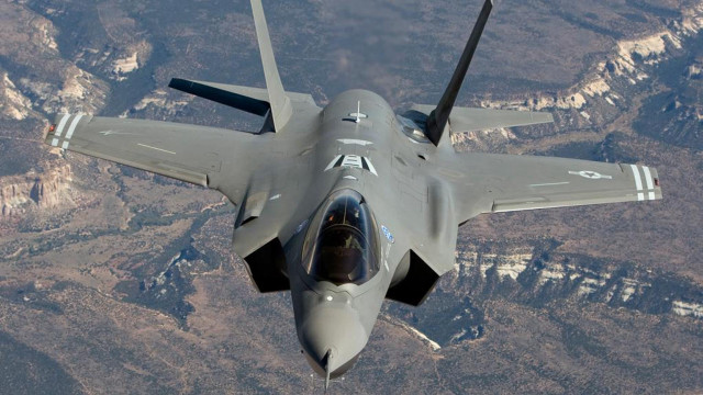 Fighter jet mountain range sky #3 free wallpaper - medium preview image