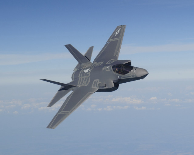 Fighter jet blue sky pilot #2 free wallpaper - medium preview image