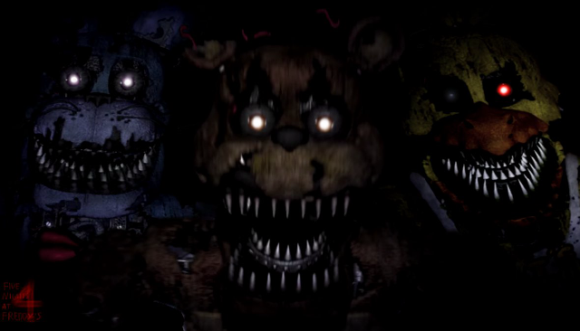 Creepy stuffed animals glowing eyes #2 free wallpaper - medium preview image
