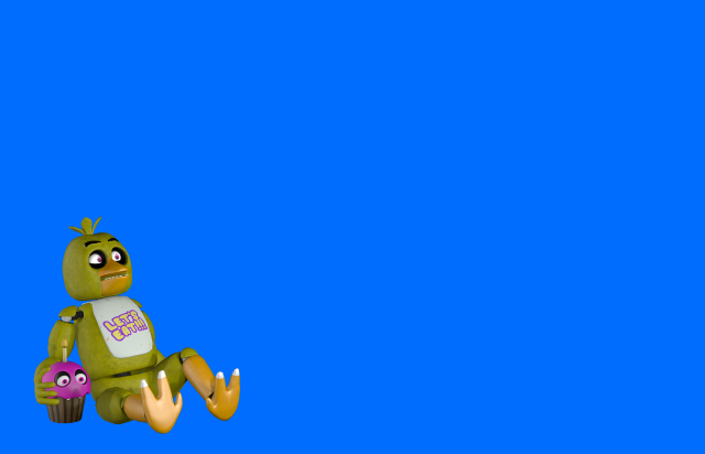 Green toy blue surface cupcake free wallpaper - medium preview image