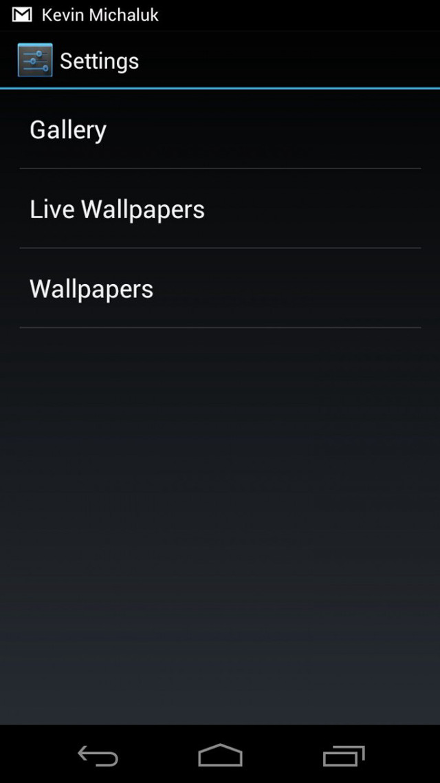Cell phone settings display screen free wallpaper - medium preview image