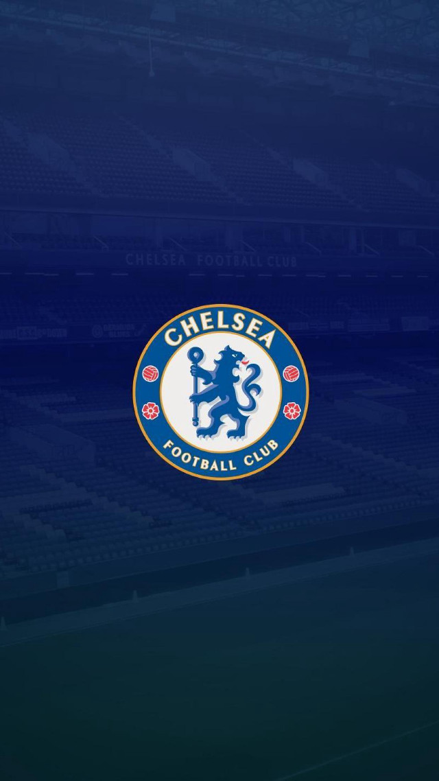 Chelsea logo blue background soccer free wallpaper - medium preview image