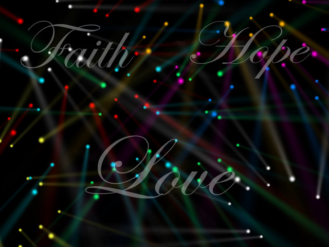 Colorful background faith hope love free wallpaper - medium preview image