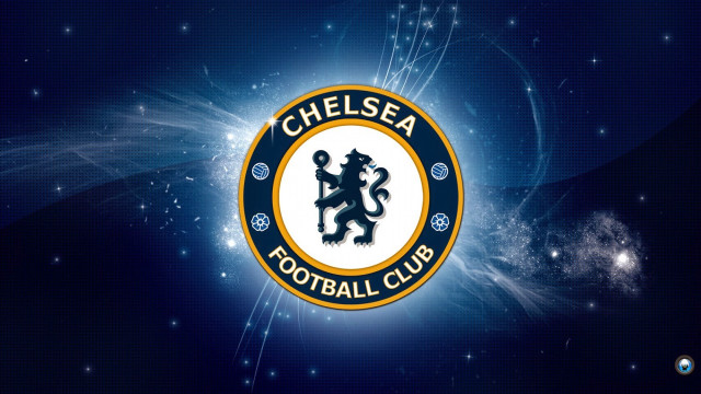 Chelsea logo blue background stars free wallpaper - medium preview image