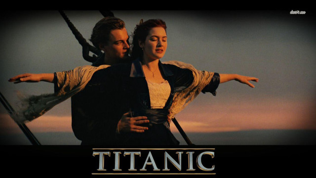 Man woman boat titanic ship free wallpaper - medium preview image