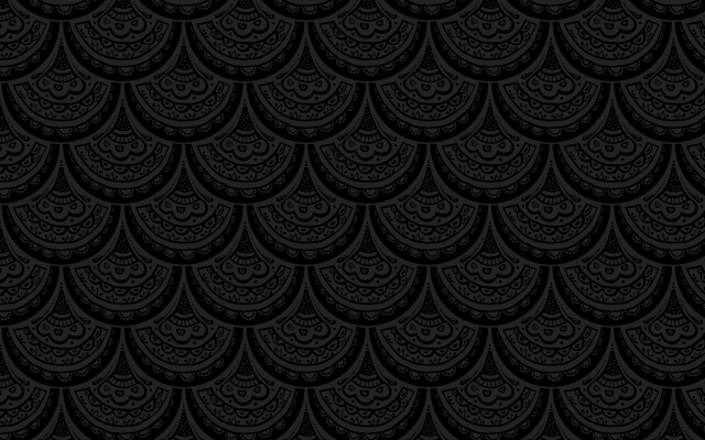 Black background wavy pattern design free wallpaper - medium preview image