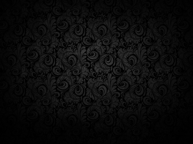 Black wallpaper swirls leaves design free wallpaper - medium preview image