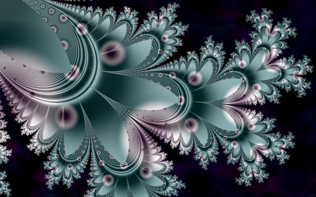Snowflake mandelbrot fractal generative art free wallpaper - medium preview image