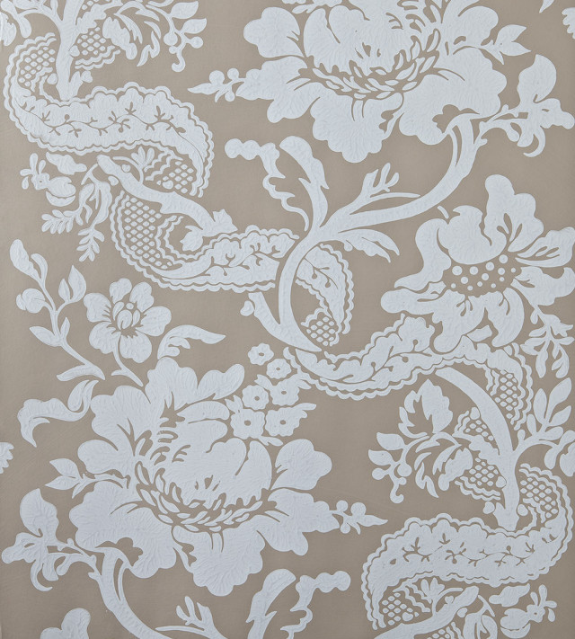 Flower pattern wall clock decoration free wallpaper - medium preview image