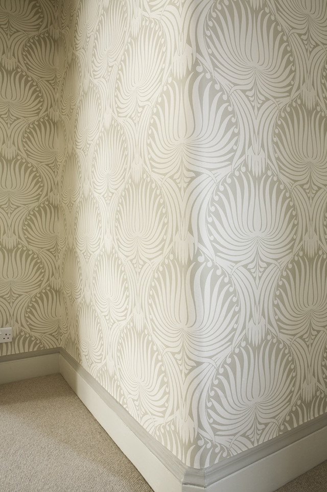 Corner room wallpaper white floor free wallpaper - medium preview image