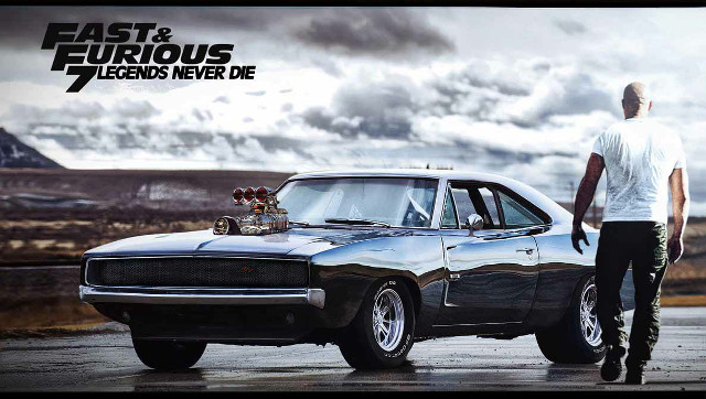 Man standing car engine hood free wallpaper - medium preview image
